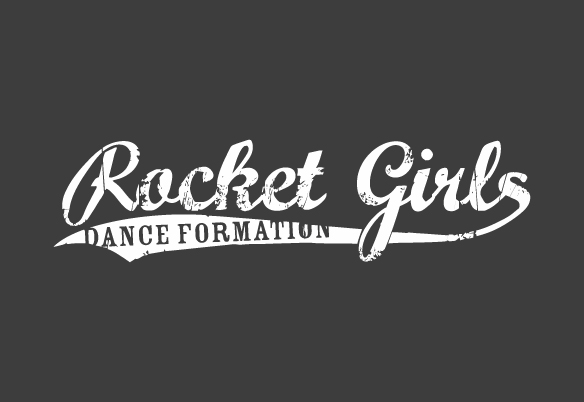 Logez Rocket Girls Dance Formation Logo